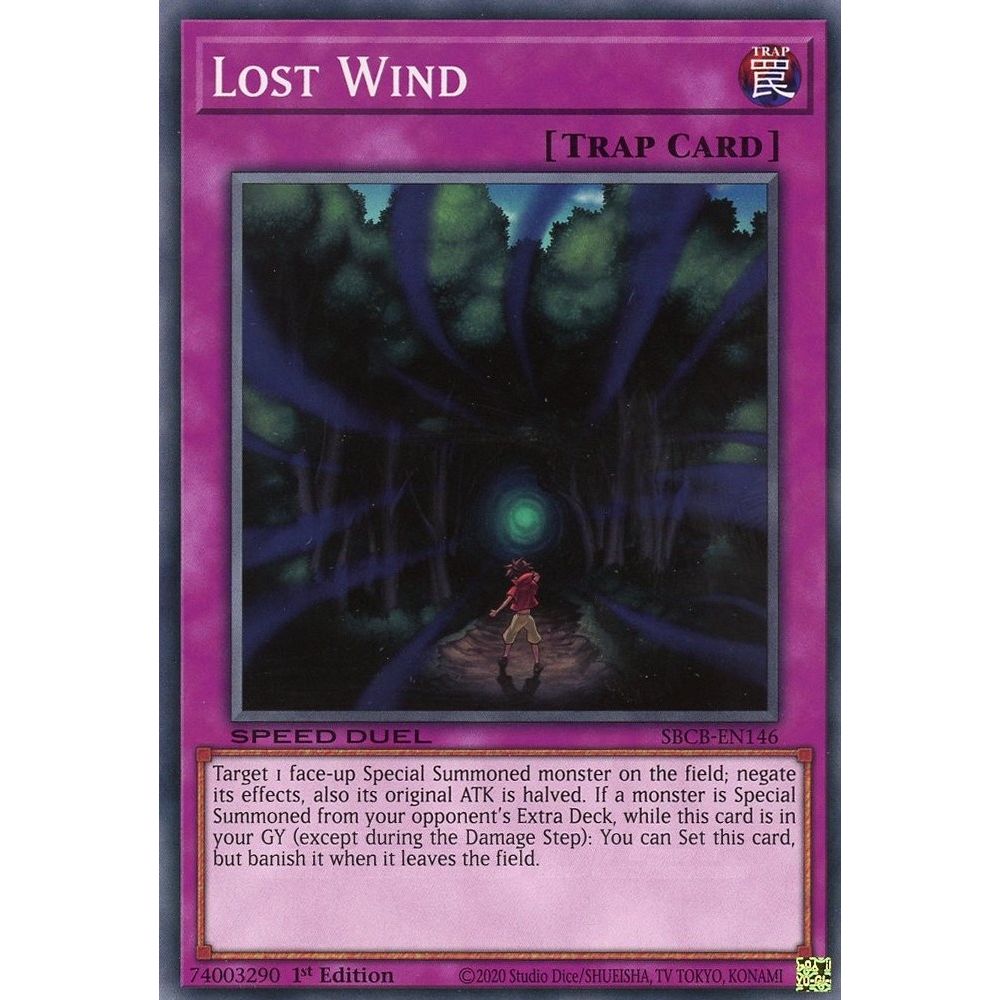 Image for Lost Wind (SBCB-EN146) (SBCB) - YuGiOh