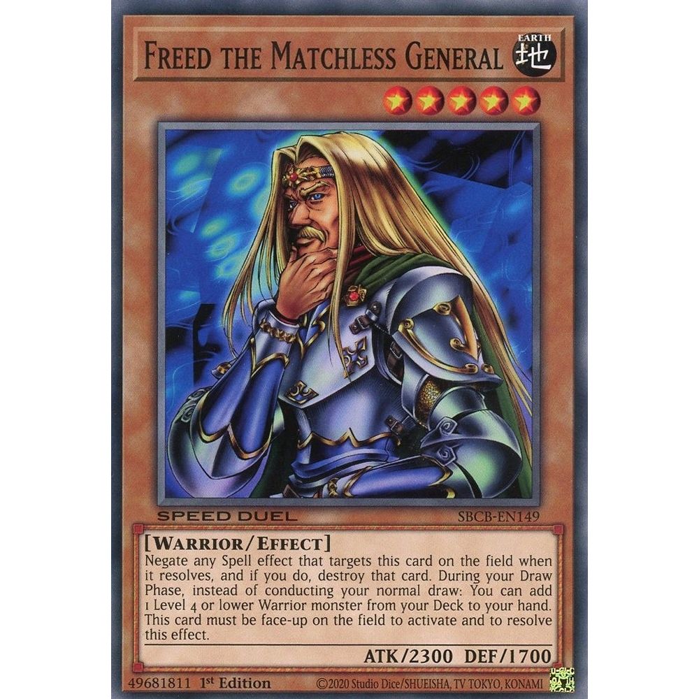 Image for Freed the Matchless General (SBCB-EN149) (SBCB) - YuGiOh