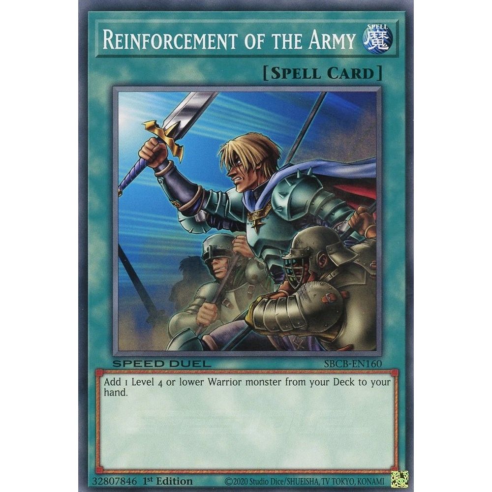 Image for Reinforcement of the Army (SBCB-EN160) (SBCB) - YuGiOh