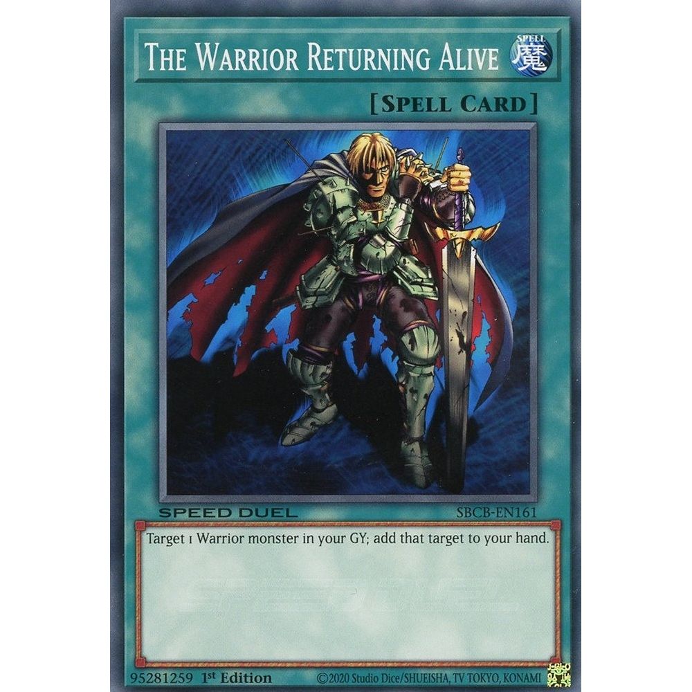 Image for The Warrior Returning Alive (SBCB-EN161) (SBCB) - YuGiOh
