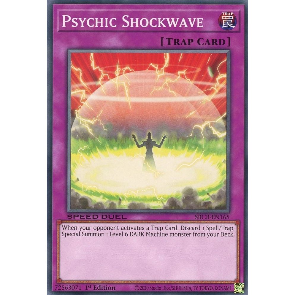 Image for Psychic Shockwave (SBCB-EN165) (SBCB) - YuGiOh