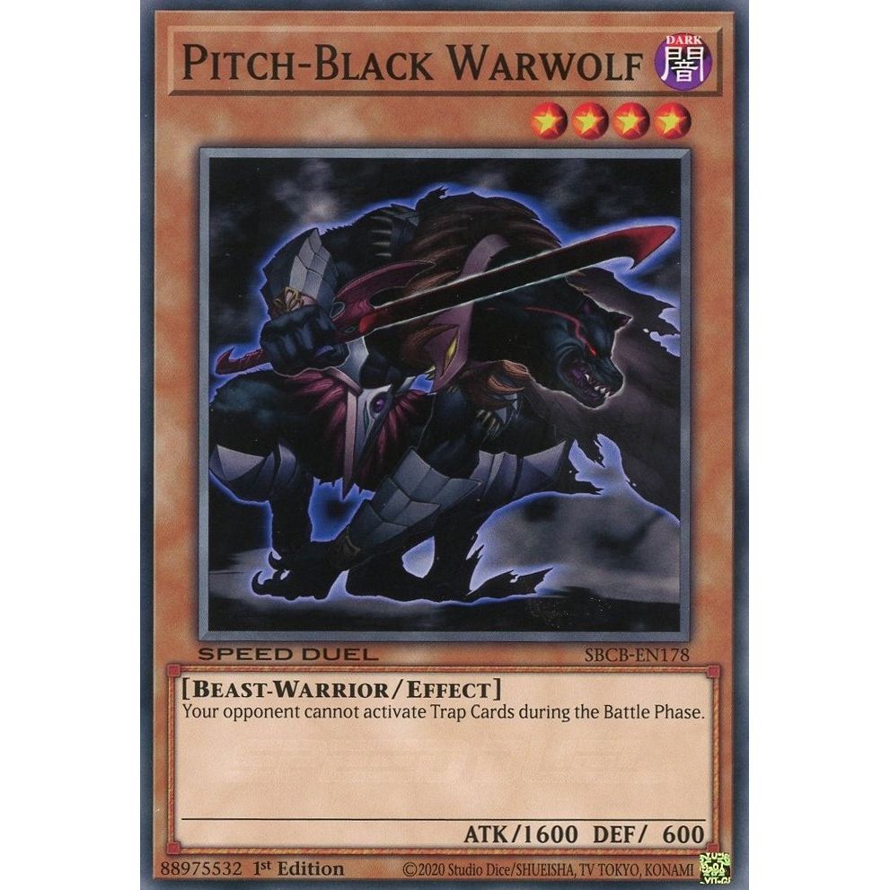 Image for Pitch-Black Warwolf (SBCB-EN178) (SBCB) - YuGiOh