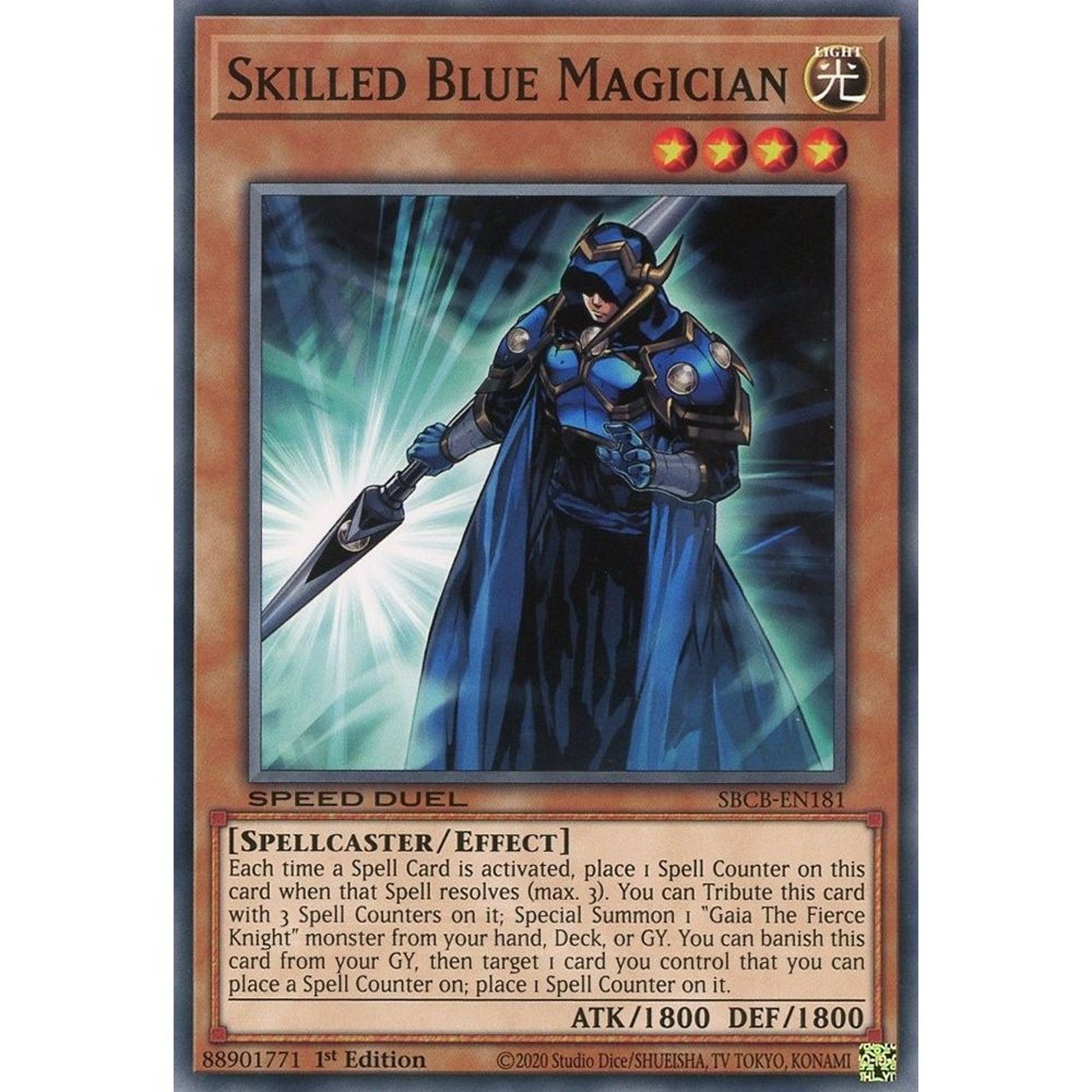 Image for Skilled Blue Magician (SBCB-EN181) (SBCB) - YuGiOh