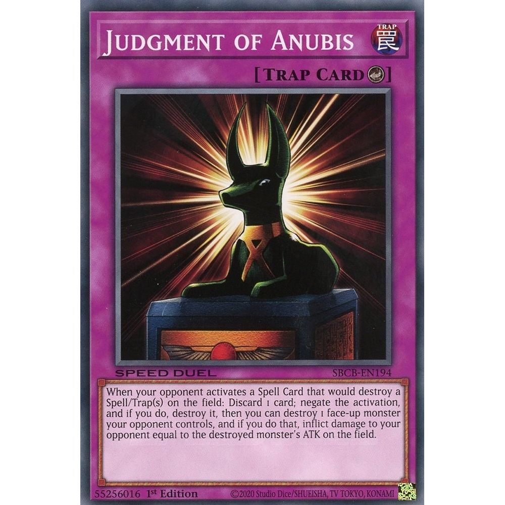 Image for Judgment of Anubis (SBCB-EN194) (SBCB) - YuGiOh
