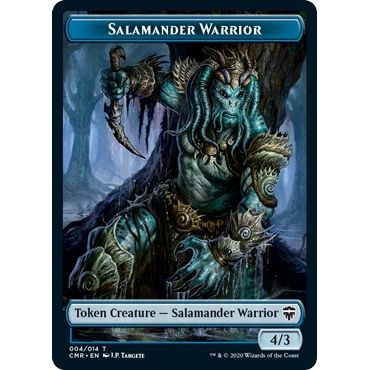 Image for Salamander Warrior Token (4) (CMR) - Magic: The Gathering