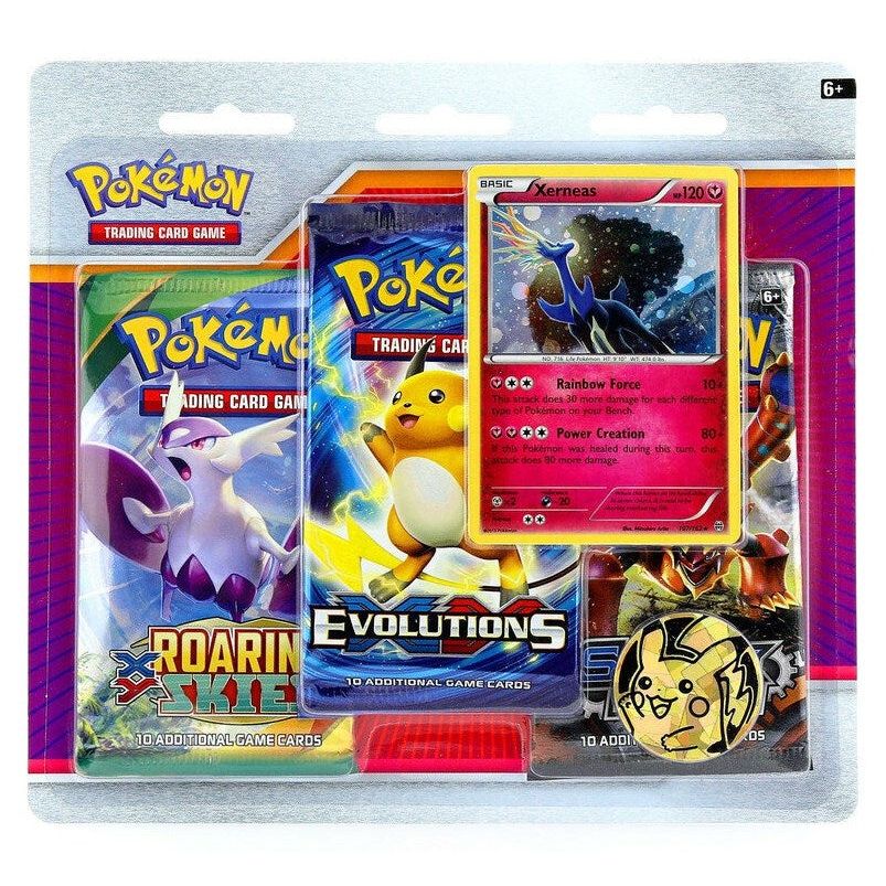 Image for XY 3 Pack Blister [Xerneas] - Pokemon