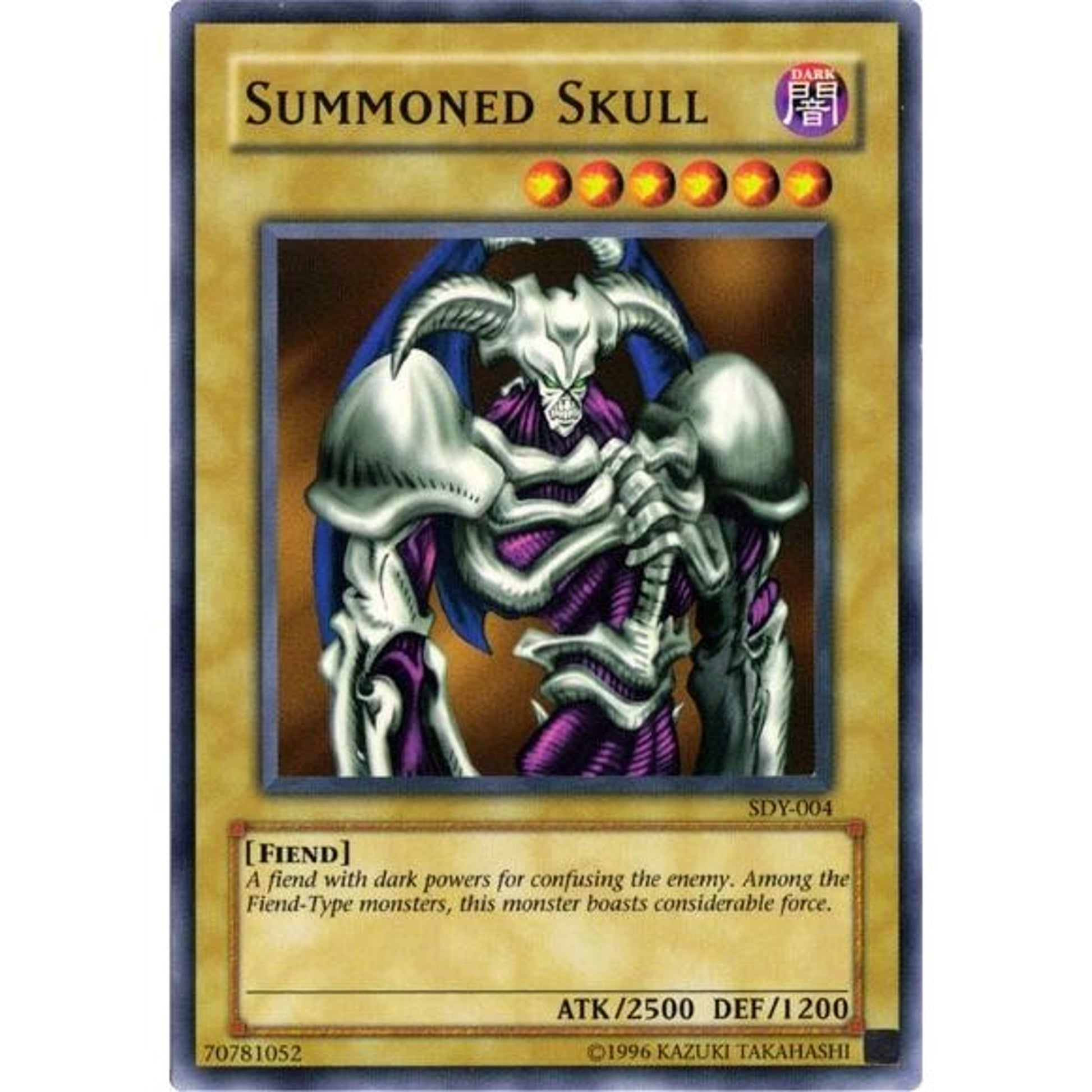 Image for Summoned Skull (Sample Promo) (SDY-004) (SDY) - YuGiOh
