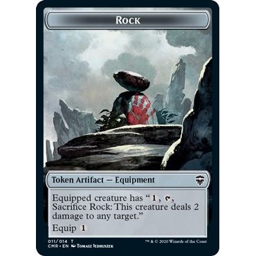 Image for Rock // Soldier Double-Sided Token (11 // 2) (CMR) - Magic: The Gathering