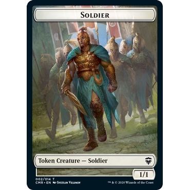 Image for Soldier // The Monarch Double-Sided Token (2 // 14) (CMR) - Magic: The Gathering