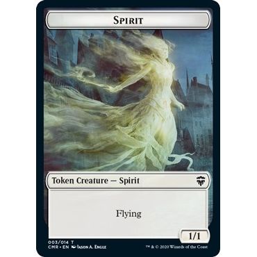 Image for Spirit // Thrull Double-Sided Token (3 // 5) (CMR) - Magic: The Gathering