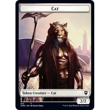 Image for Cat // Soldier Double-Sided Token (15 // 16) (CMR) - Magic: The Gathering