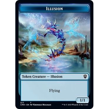 Image for Illusion // Saproling Double-Sided Token (17 // 22) (CMR) - Magic: The Gathering