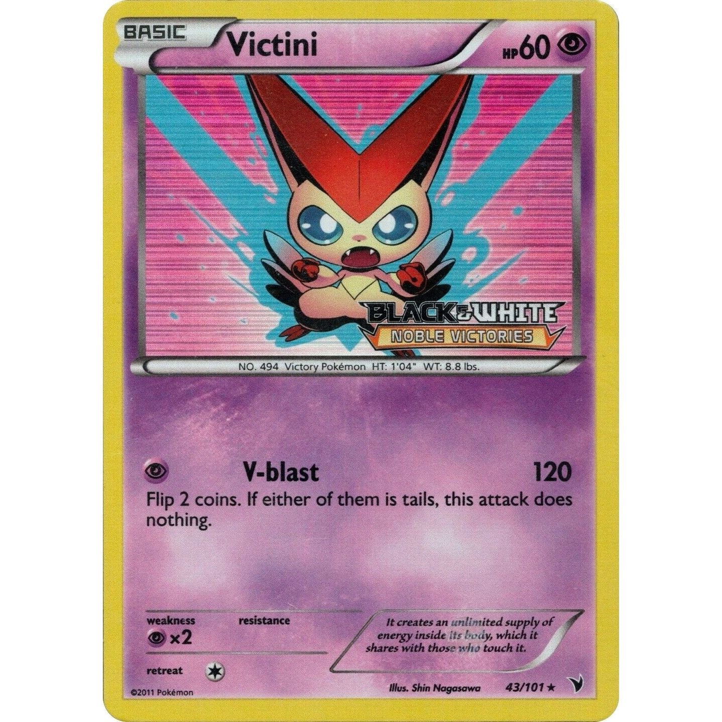 Image for Victini - 43/101 (Prerelease) (43/101) (PR) - Pokemon