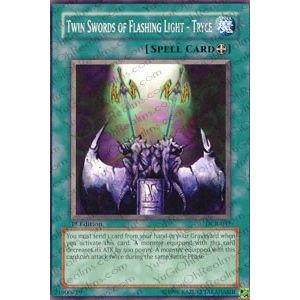 Image for Twin Swords of Flashing Light - Tryce (DCR-037) (DCR) - YuGiOh