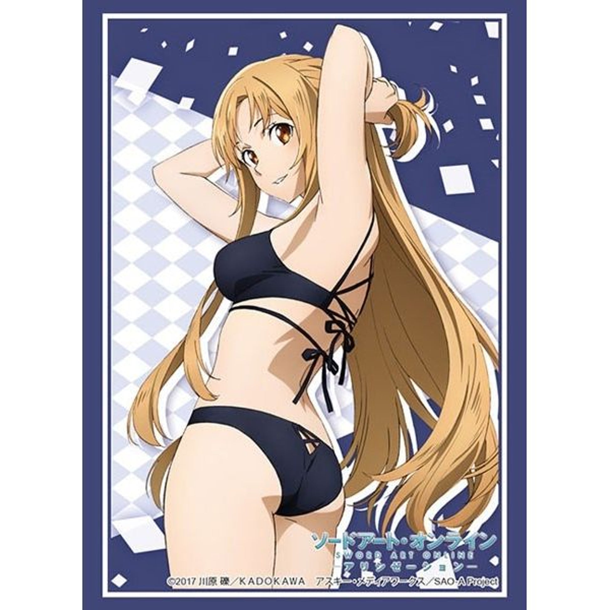 Image for Bushiroad Sleeve Collection HG Vol.2610: Sword Art Online -Alicization- Asuna Black Swimsuit ver. (60-Pack) - Card Sleeves