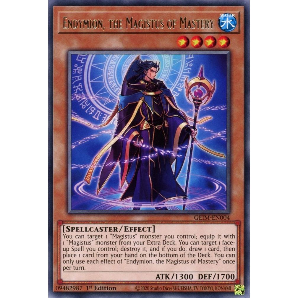 Image for Endymion, the Magistus of Mastery (GEIM-EN004) (GEIM) - YuGiOh