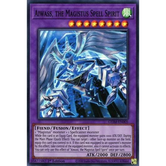 Image for Aiwass, the Magistus Spell Spirit (GEIM-EN005) (GEIM) - YuGiOh