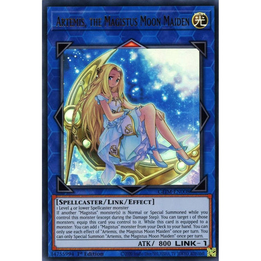 Image for Artemis, the Magistus Moon Maiden (GEIM-EN008) (GEIM) - YuGiOh