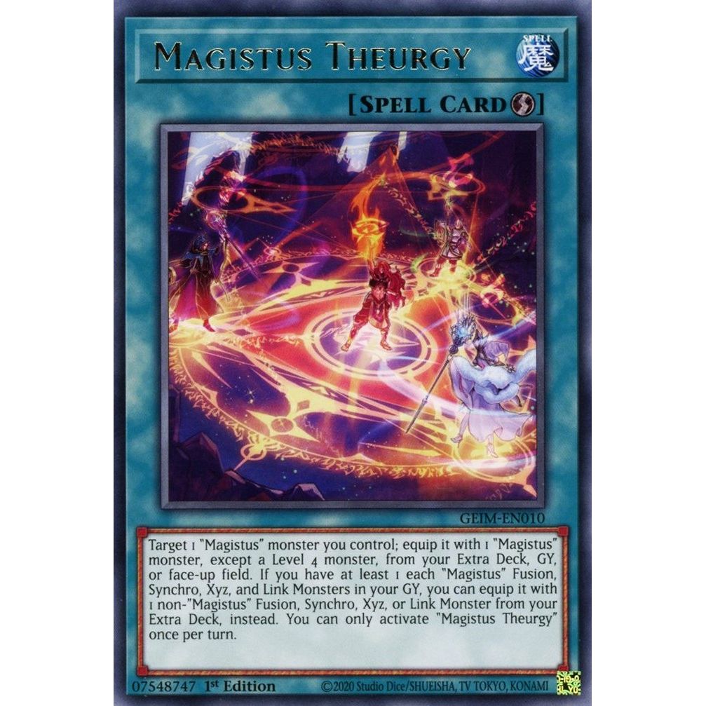 Image for Magistus Theurgy (GEIM-EN010) (GEIM) - YuGiOh