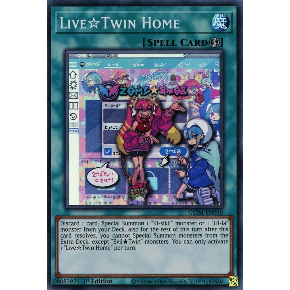 Image for Live Twin Home (GEIM-EN018) (GEIM) - YuGiOh