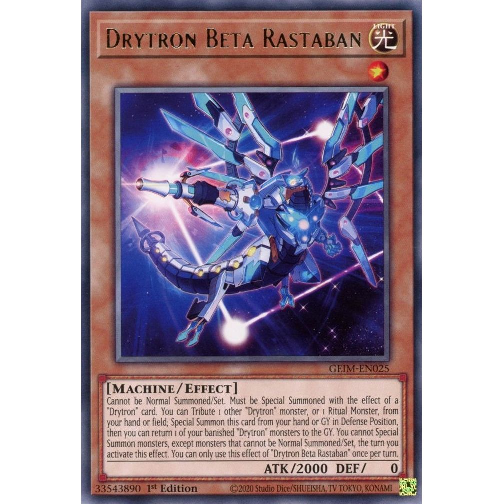 Image for Drytron Beta Rastaban (GEIM-EN025) (GEIM) - YuGiOh