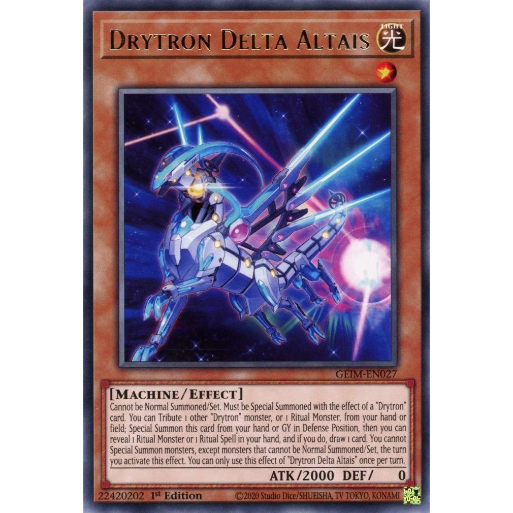 Image for Drytron Delta Altais (GEIM-EN027) (GEIM) - YuGiOh