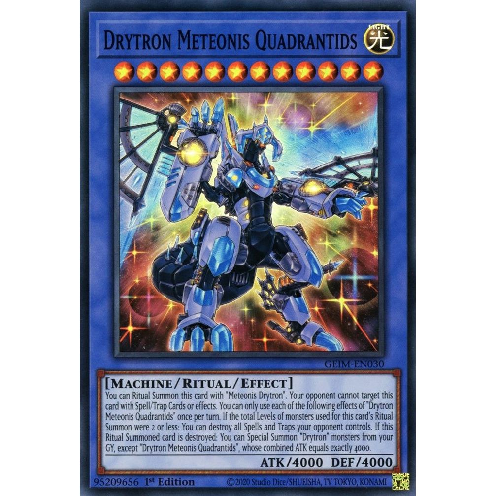 Image for Drytron Meteonis Quadrantids (GEIM-EN030) (GEIM) - YuGiOh