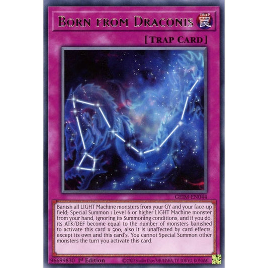 Image for Born from Draconis (GEIM-EN044) (GEIM) - YuGiOh