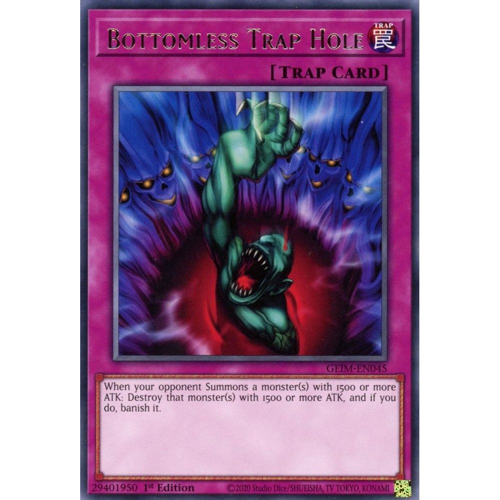Image for Bottomless Trap Hole (GEIM-EN045) (GEIM) - YuGiOh