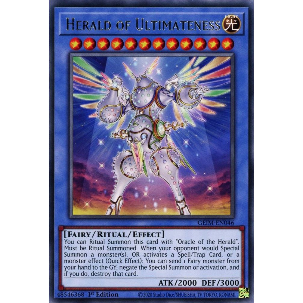 Image for Herald of Ultimateness (GEIM-EN046) (GEIM) - YuGiOh