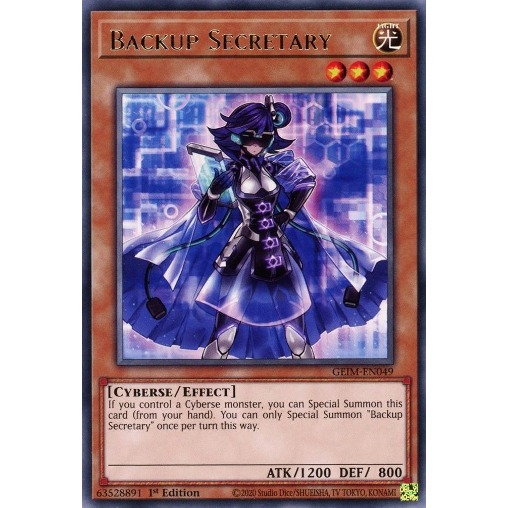 Image for Backup Secretary (GEIM-EN049) (GEIM) - YuGiOh