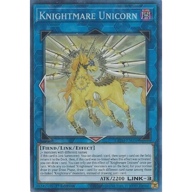 Image for Knightmare Unicorn (CR) (GEIM-EN050) (GEIM) - YuGiOh