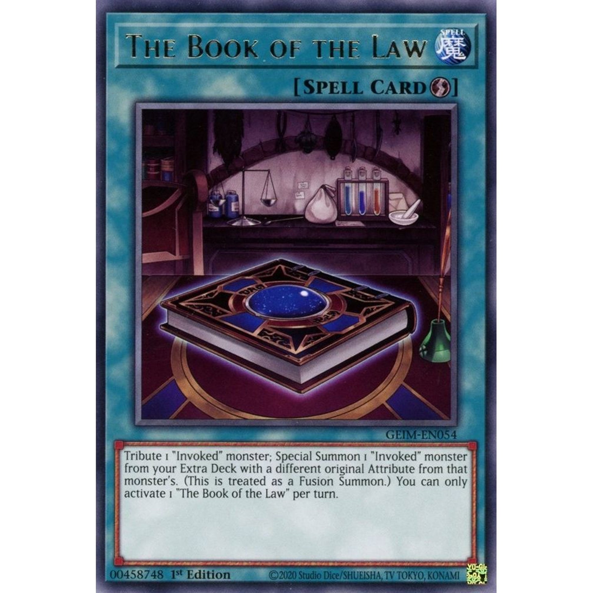 Image for The Book of the Law (GEIM-EN054) (GEIM) - YuGiOh