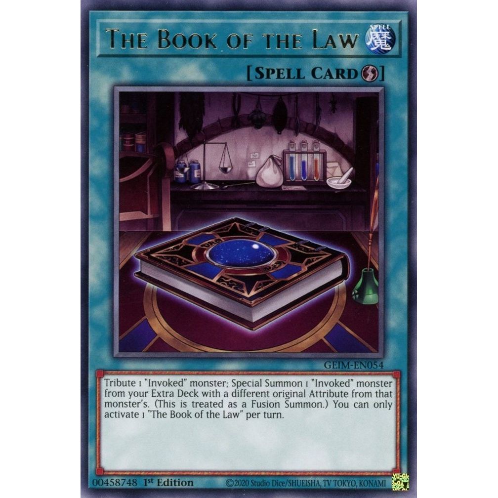 Image for The Book of the Law (GEIM-EN054) (GEIM) - YuGiOh