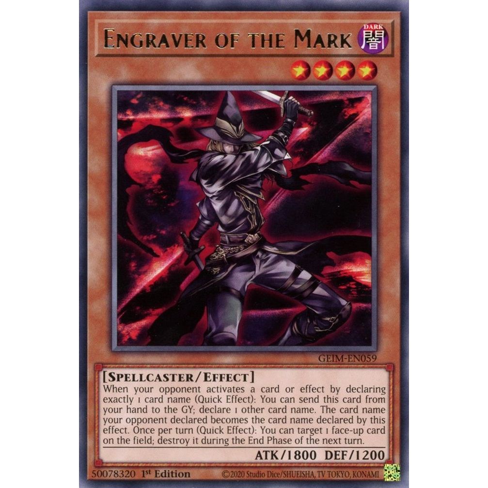 Image for Engraver of the Mark (GEIM-EN059) (GEIM) - YuGiOh