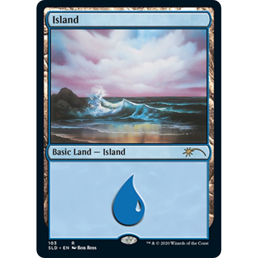 Image for Island (103) (Bob Ross) (103) (SLD) - Magic: The Gathering