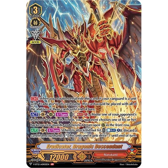 Image for Eradicator, Dragonic Descendant (ASR) (V-BT12/ASR02EN) (V-BT12) - Cardfight Vanguard