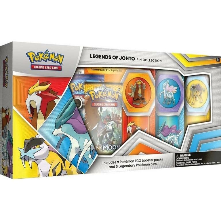 Image for Legends of Johto Pin Collection - Pokemon
