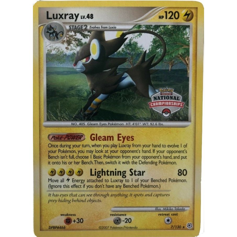 Image for Luxray - 7/130 (National Championships) (007/130) (PR) - Pokemon