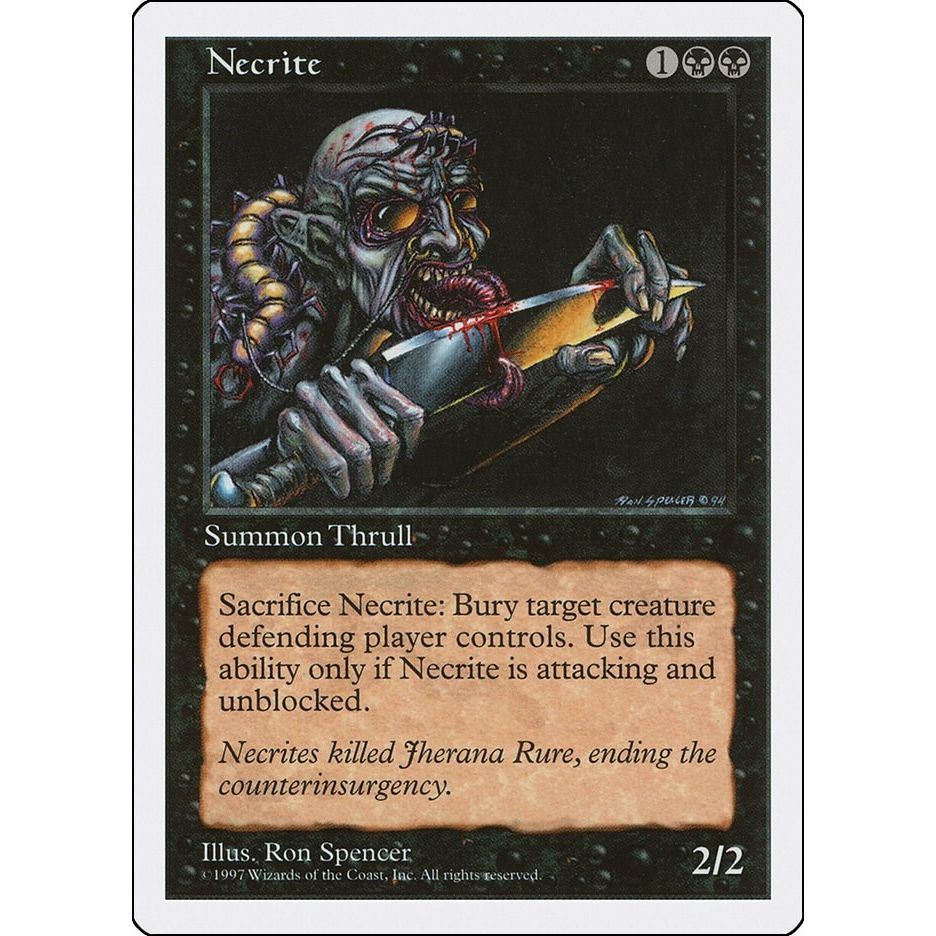 Image for Necrite (5ED) - Magic: The Gathering