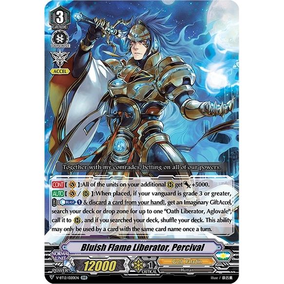 Image for Bluish Flame Liberator, Percival (V-BT12/020EN) (V-BT12) - Cardfight Vanguard