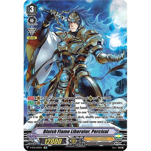 Image for Bluish Flame Liberator, Percival (SP) (V-BT12/SP17EN) (V-BT12) - Cardfight Vanguard