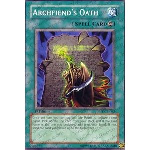 Image for Archfiend's Oath (DCR-092) (DCR) - YuGiOh