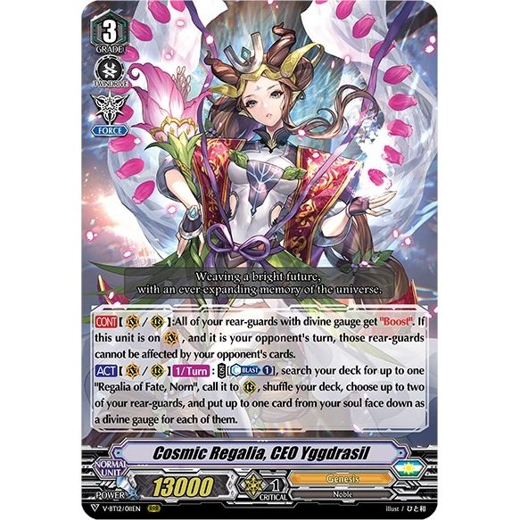 Image for Cosmic Regalia, CEO Yggdrasil (V-BT12/011EN) (V-BT12) - Cardfight Vanguard