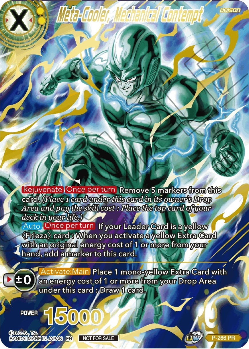 Image for Meta-Cooler, Mechanical Contempt (Full Art) (P-266) (PR) - Dragon Ball Super: Masters