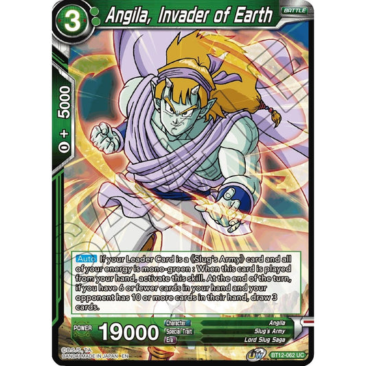 Image for Angila, Invader of Earth (BT12-062) (DBS-B12) - Dragon Ball Super: Masters