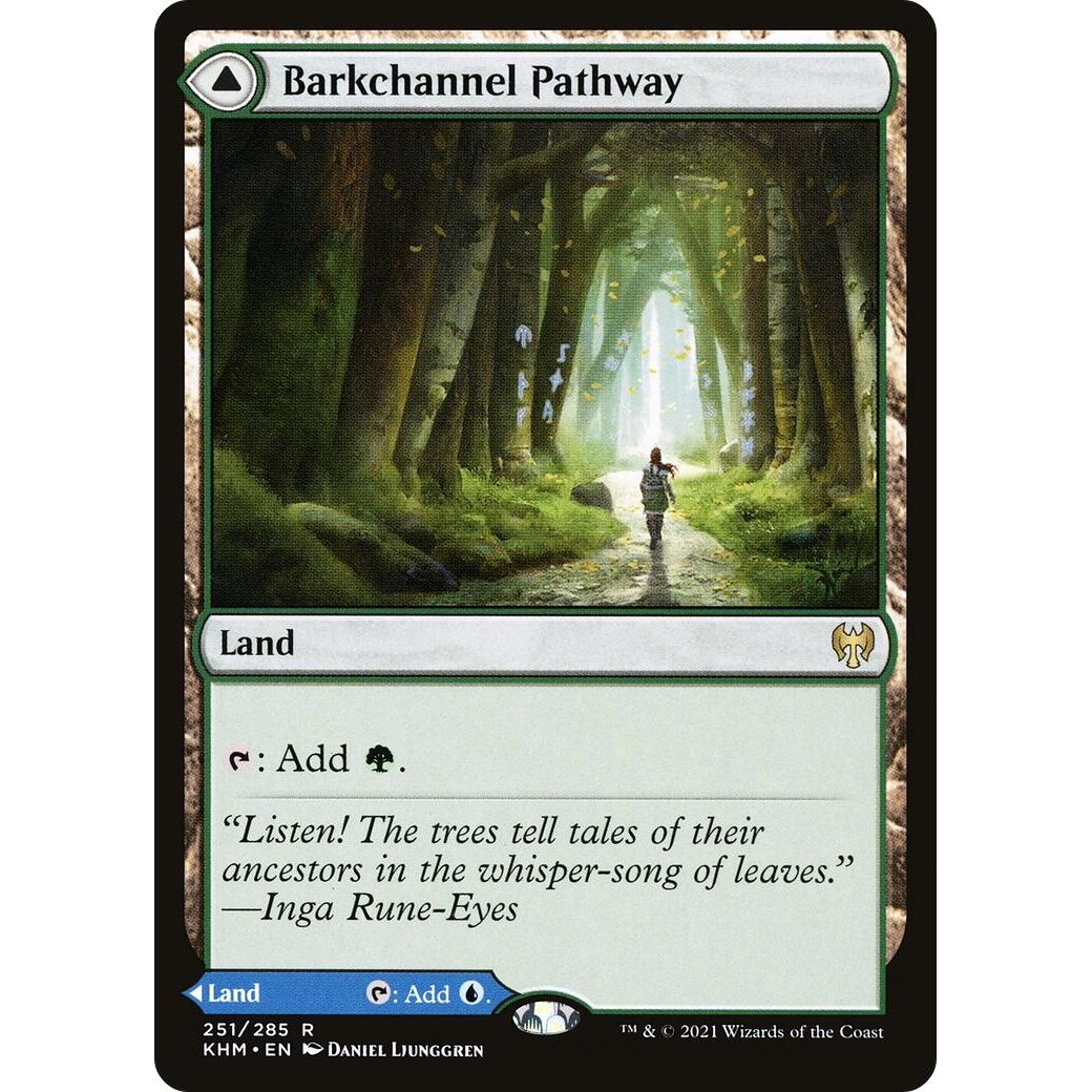 Image for Barkchannel Pathway (251) (KHM) - Magic: The Gathering