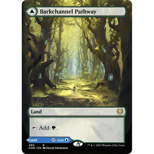 Image for Barkchannel Pathway (Borderless) (290) (KHM) - Magic: The Gathering