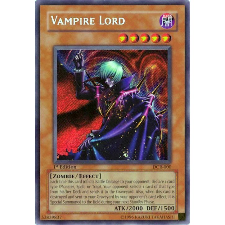 Image for Vampire Lord (DCR-000) (DCR) - YuGiOh