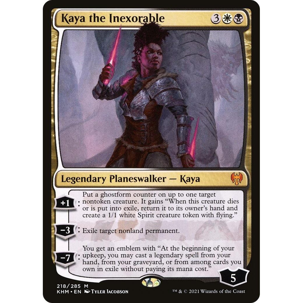 Image for Kaya the Inexorable (218) (KHM) - Magic: The Gathering